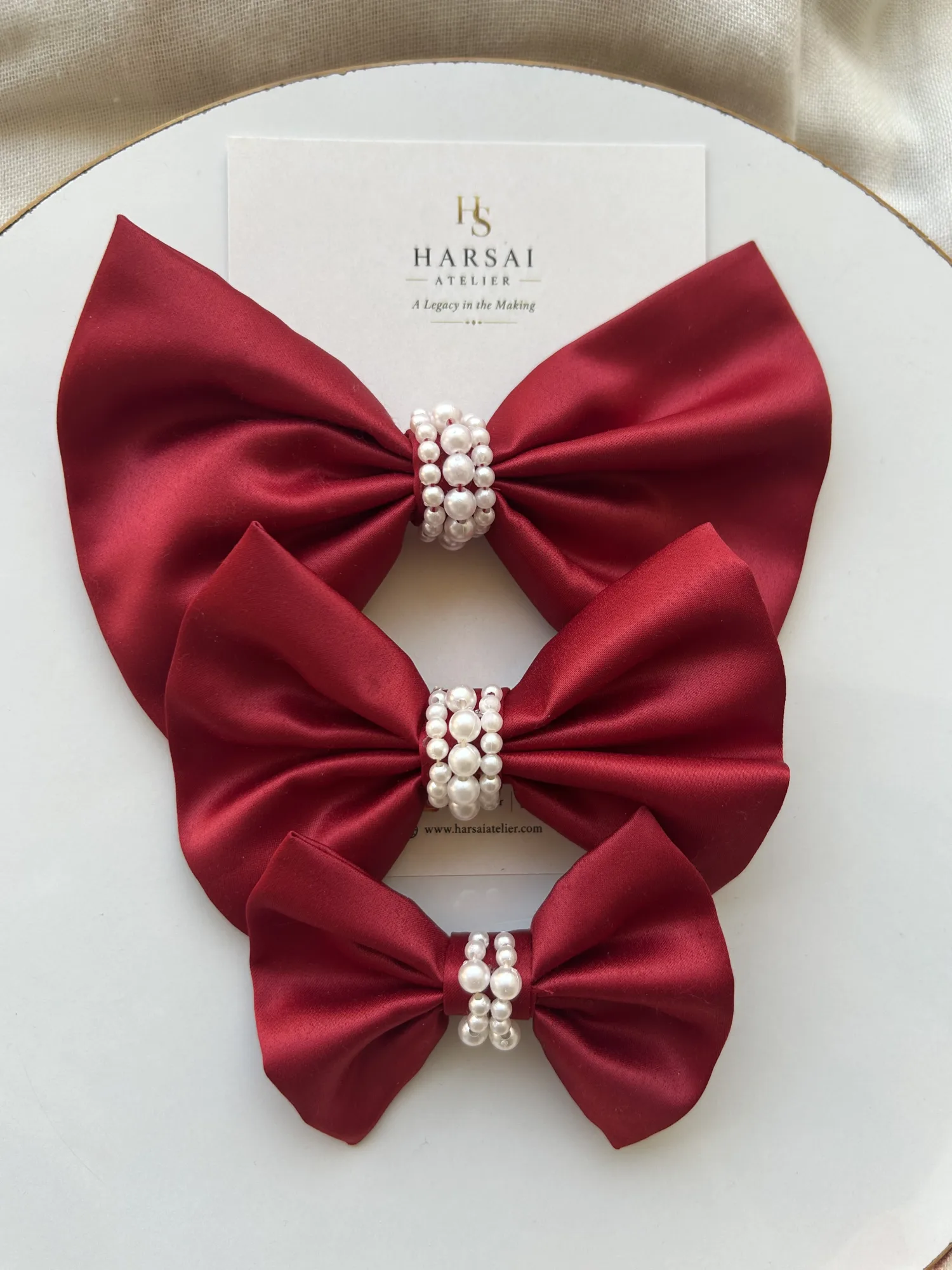 Ruby Red Bow