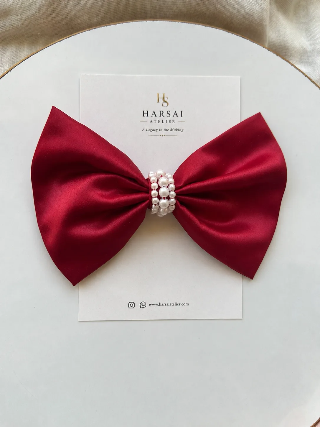Ruby Red Bow Ruby Red