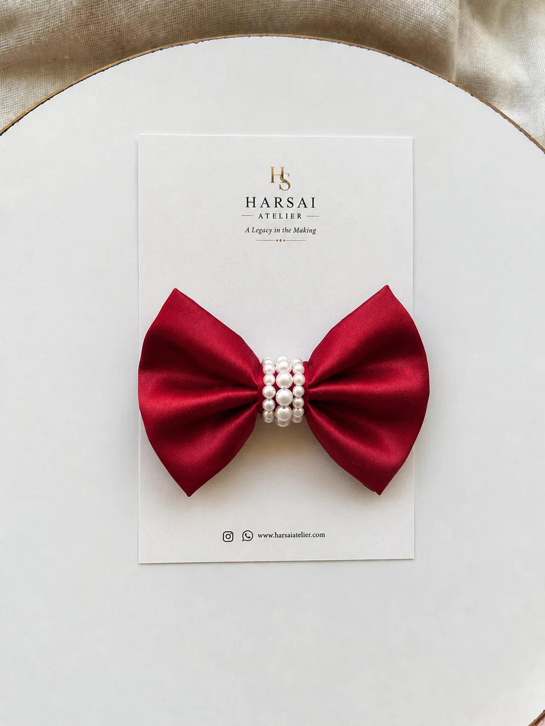 Ruby Red Bow Ruby Red